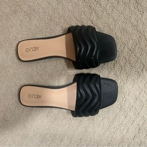 Abound slip on sandal worn once